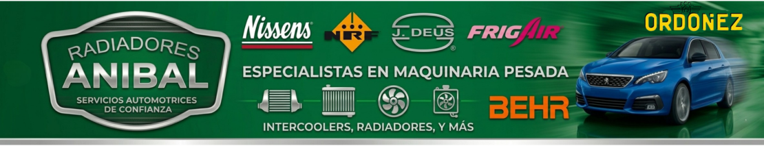 TIENDA ONLINE DE CONFIANZA RADIADORES ANIBAL EN CORUÑA